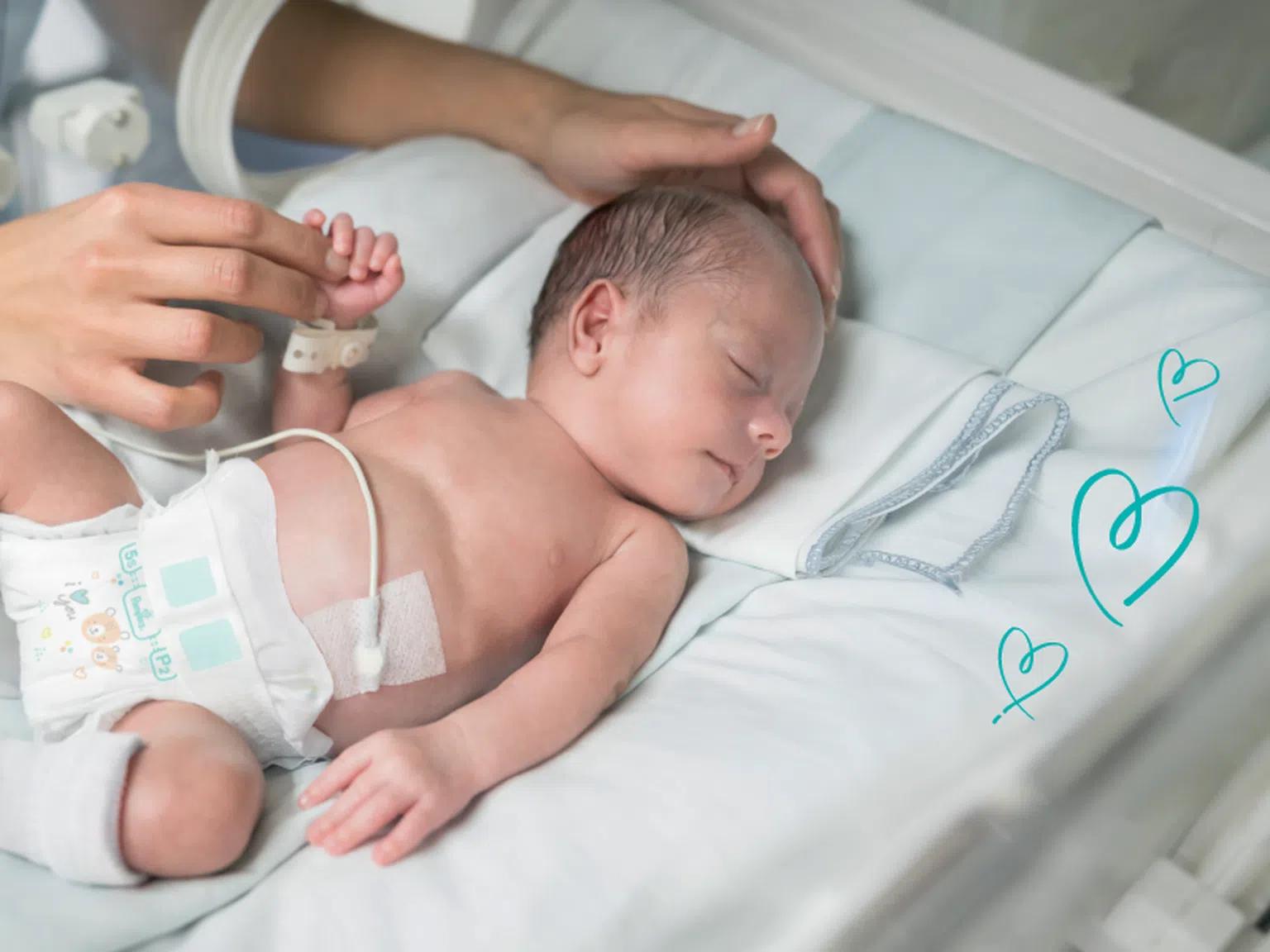 Pampers® дарява най-малките си пелени в подкрепа на недоносените бебета
