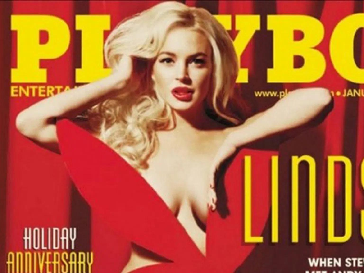 Линдзи Лоън гола на корицата на Playboy (снимки 18+)